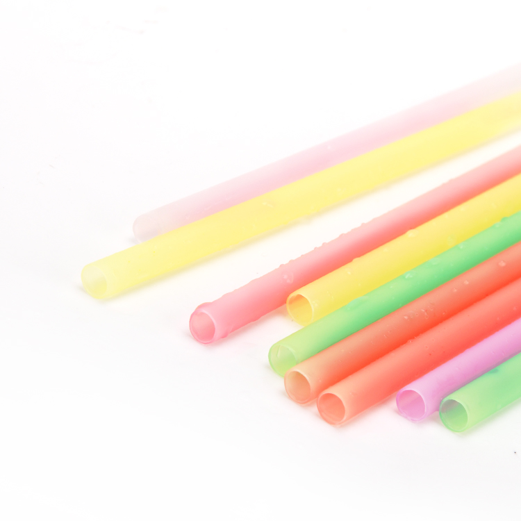 Supplier wholesale orange plastic straws
